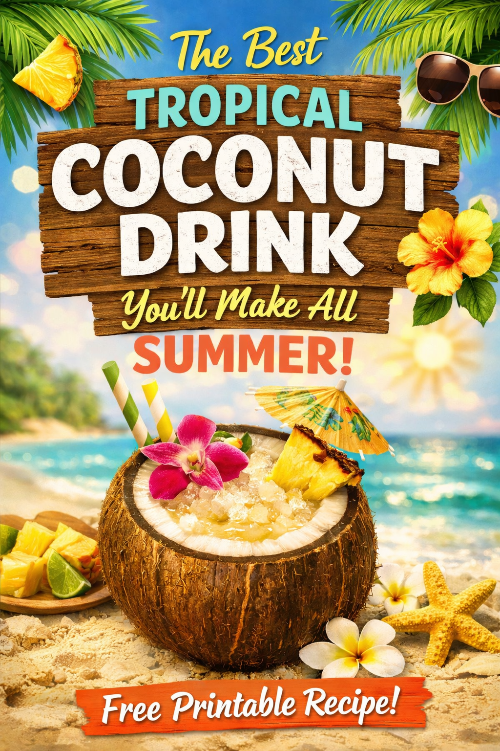 Coconut Sunset Paradise Punch