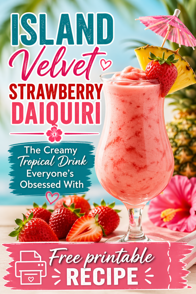 Island Velvet Strawberry Daiquiri