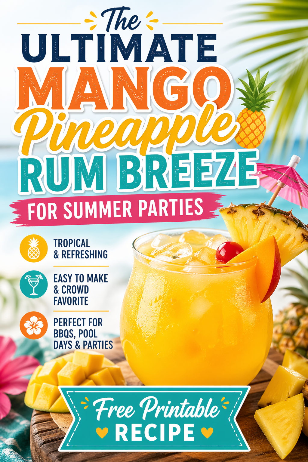 The Ultimate Mango Pineapple Rum Breeze